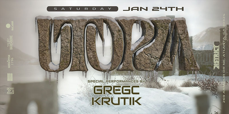 First Utopia of the Year at District, Saturday, January 24th