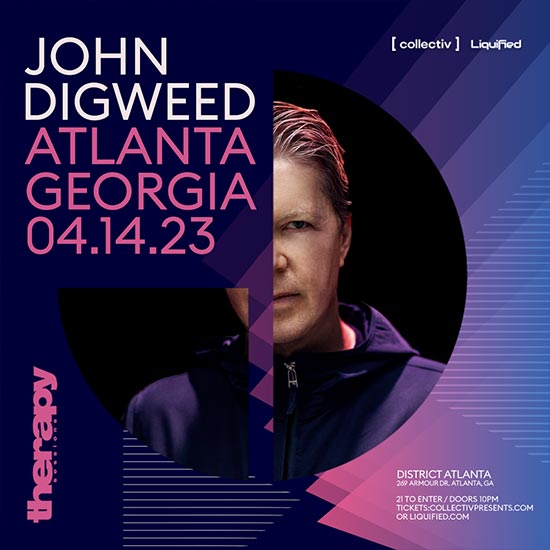 Get ready to experience the ultimate sound journey with the legendary John Digweed!