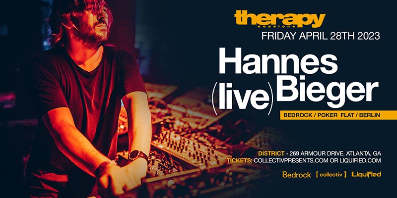 Looking for a night of electrifying music and unforgettable beats? Look no further than District Atlanta on April 28th, when world-renowned DJ and producer Hannes Bieger takes the stage!