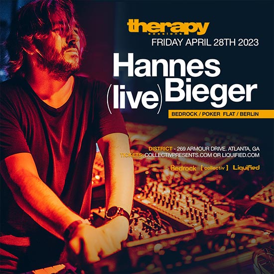 Looking for a night of electrifying music and unforgettable beats? Look no further than District Atlanta on April 28th, when world-renowned DJ and producer Hannes Bieger takes the stage!