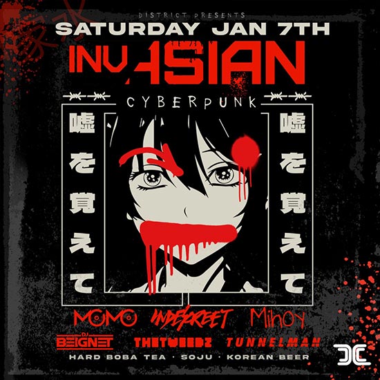 Invasian Party Flyer