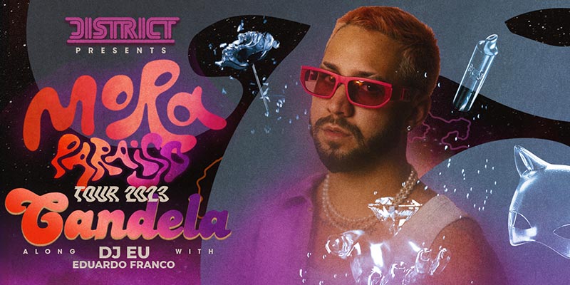  Join us on April 15th for Mora as he takes the stage in collaboration with Candela at District Atlanta for his highly anticipated Paraiso tour!