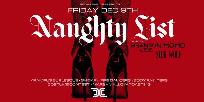 Have you been Naughty? Want to go to the Wildest Holiday Party EVER?