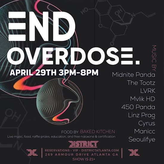 Join us for End Overdose Atlanta, an event that aims to raise awareness and funds for the prevention of opioid-related deaths in our community.